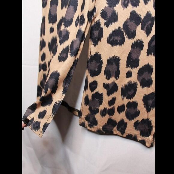 80s Inspired Leopard Print Sheath Dress - Picture 6 of 6